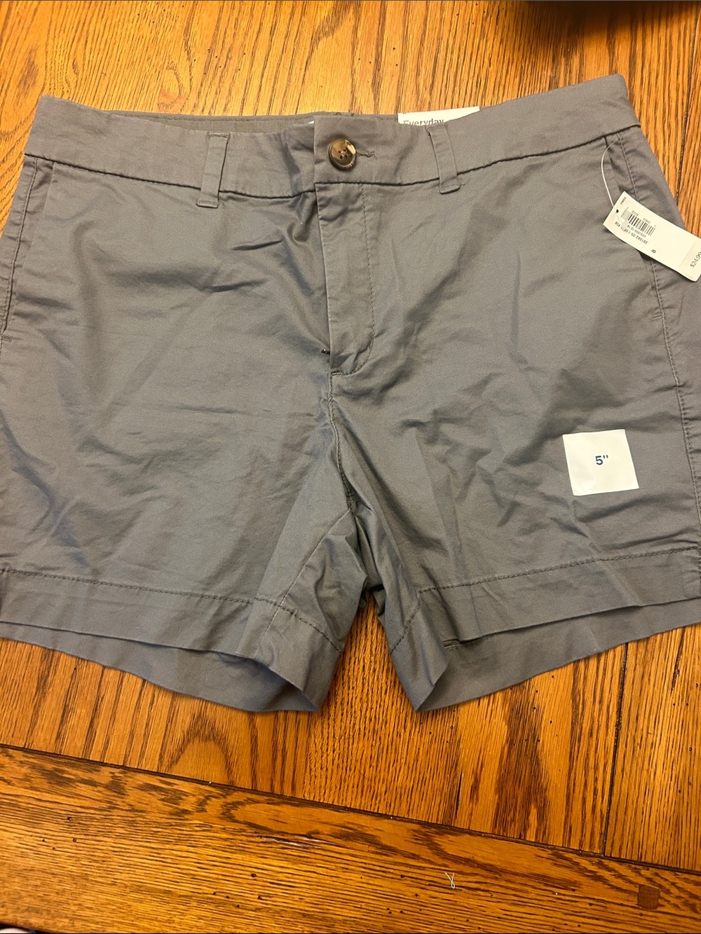 Old Navy Women's Gray Flat Front Shorts